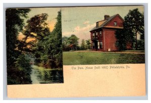 Vintage 1906 Postcard The Penn House (Built 1682) Philadelphia, PA