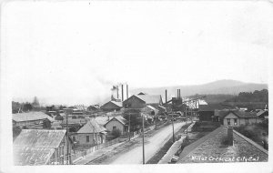 Postcard RPPC C-1910 California Crescent City Logging Lumber Sawmill 23-13807