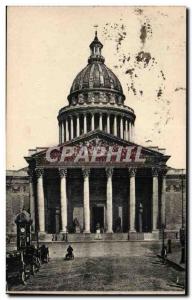 Paris Old Postcard The Pantheon