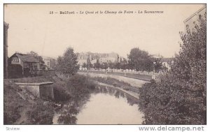 Le Quai Et Le Champ De Fotre, La Savoureuse, Belfort (Territoire de Belfort),...