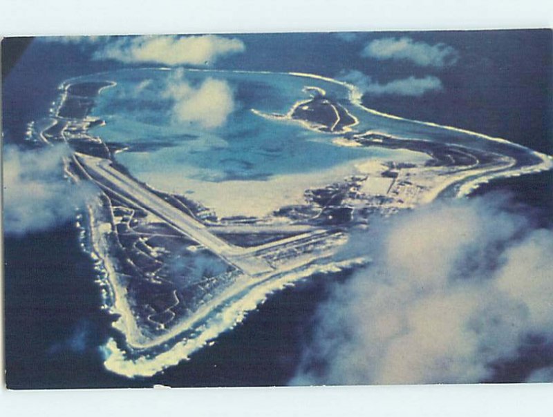 Pre-1980 AERIAL VIEW Wake Island AC9783@