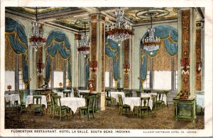 Postcard Florentine Restaurant at Hotel La Salle in South Bend, Indiana