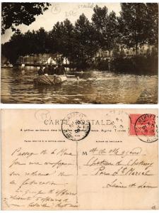 CPA AK carte photo St-MIHIEL Passage a la Meuse (378575)