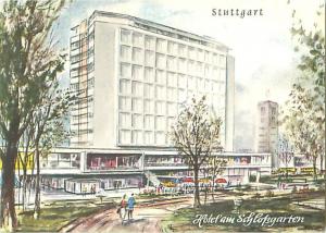 Stuttgart Hotel am Achlobgarten E H Bachstein Restaurant Bar  Postcard  # 7019