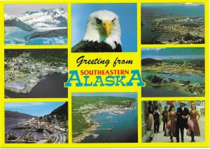 Alaska  unused. Greetings from Southeastern Alaska. Great card.  Very Nice.