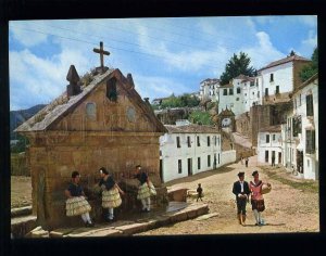 210126 SPAIN RONDA Fountains V Felipe Arch old postcard