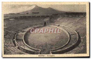 Old Postcard Pompei Antiteatro