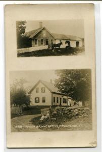Grassy Brook Farms Brookline Vermont 1910s RPPC Real Photo postcard