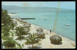 Private Beach of the Blue Caribbean and Montego Beach Hotel