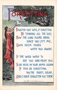 Forgetting~Grecian Lady Sends Messenger Dove~Be Thinking Of You All Day~R&N