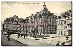 Old Postcard Mont Dore Place Michel Bertrand