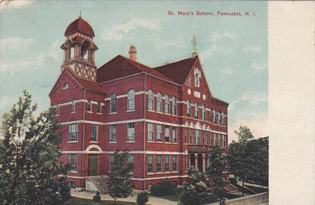 Rhode Island Pawtucket St Mary's School