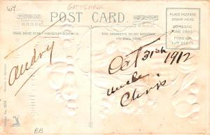 Halloween Post Card Old Vintage Antique Gottshalk 1912 written on back