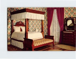 Postcard Judge Rowans Bedroom My Old Kentucky Home Bardstown Kentucky USA