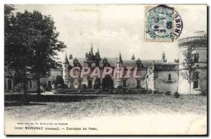 Postcard Old Merignac Chateau Du Parc