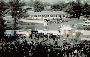 American Embassy in Tehran is covered with pictures of Ayatollah Khomeini Ame...