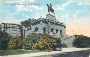 United States Chicago Illinois Lincoln Park Grant equestrian monument 