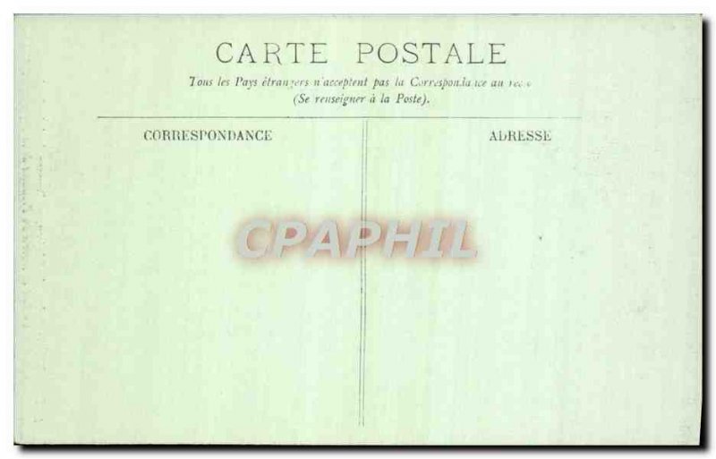 Old Postcard Rambouillet Chateau woodwork Panel of Labor Office of the Presid...