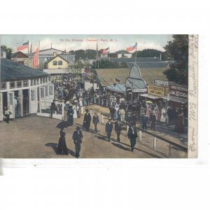 On The Midway-Crescent Park,Rhode Island 1907 #6417
