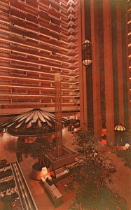 Vintage Postcard The Regency Hyatt House Architectural Building Atlanta GA ANA