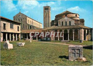 Postcard Modern Torcello The Dome and the Church of S Fosca