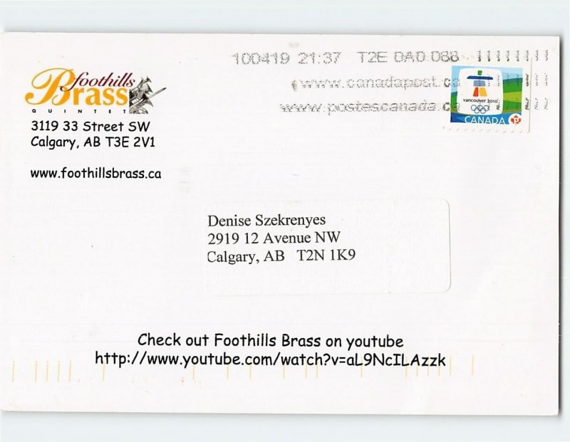 Postcard Dance!, Foothills Brass, Scarboro United Church, Calgary, Canada