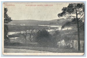 Cappoquin Ireland Postcard Blackwater Bridge c1920's Antique Unposted