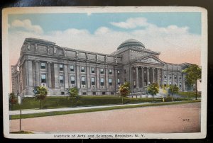 Vintage Postcard 1915-1930 Institute of Arts & Science, Brooklyn, New York (NY)