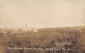 Mattawamkeas Lumber Co's Mill in Island Falls, Maine