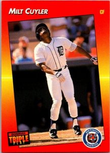 1992 Donruss Baseball Card Milt Cuyler Detroit Tigers