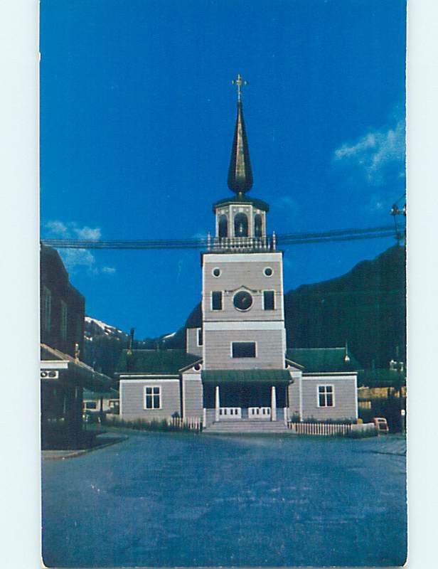 Pre-1980 CHURCH SCENE Sitka Alaska AL AD0883