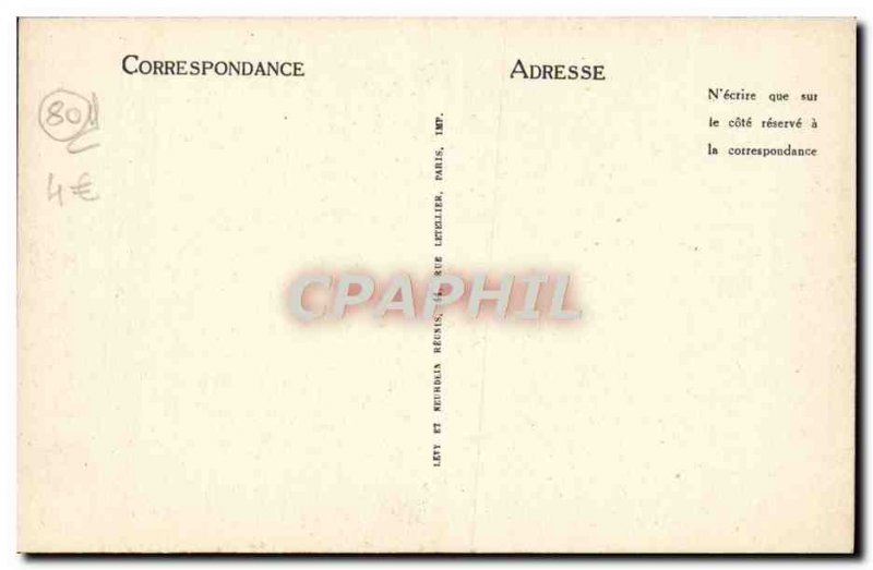 Old Postcard Saint Riquier L & # 39Eglise For Christ Girardon