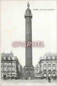 Postcard Old Paris Vendome Column