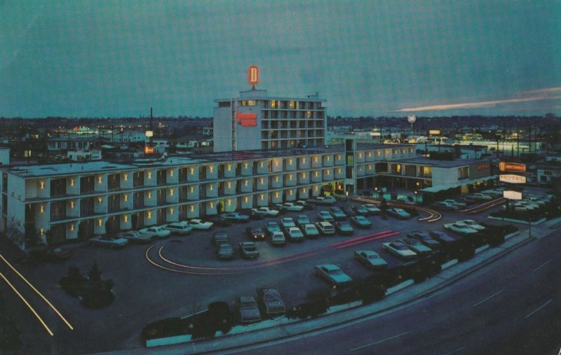 VINTAGE POSTCARD DOWNTOWNER MOTEL BOISE IDAHO POSTED 1969