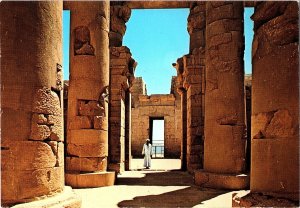 Inside View Komombo Temple Egypt 1960s Continental Photochrome Postcard