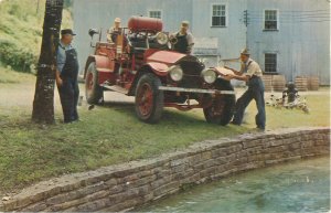 Jack Daniel's Fire Engine, Lynchburg, TN Chrome Postcard