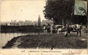 CPA CHAVILLE L'Etang de Brisemiche (1323030)