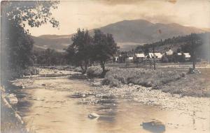 rock strewn stream   real Photo