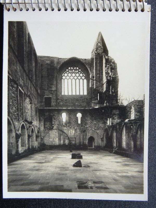 Fife 12 x DUNFERMLINE ABBEY c1950s RP Photocard Booklet by Valentine