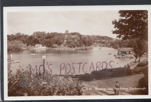 Yorkshire Postcard - Boating Lake, Peasholme, Scarborough   RS17601