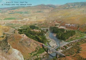 Israel Postcard - El-Chama and The Yarmuk River    RRR258