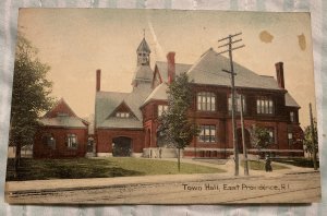 Rhode Island. East Providence Town Hall  Olneyville  Post Office