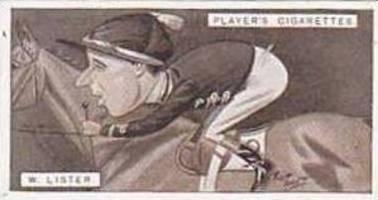 Player Vintage Cigarette Card Racing Caricatures 1925 No 26 W Lister