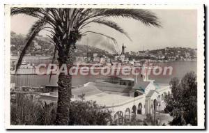 Postcard Villefranche sur mer Old Ferry Terminal and the squadron