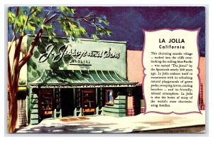 Postcard J. Jessop And Sons Jewelers La Jolla California