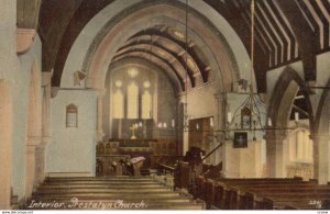 Prestatyn , Denbighshire, Wales , 1900-10s ; Church , Interior
