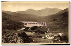 Postcard Old Bettws Y Coed Capel And Snowdon