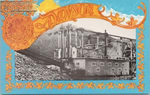 Dawson City Yukon YT Jubilee Series Gold Machinery Dredge UNUSED Postcard D98