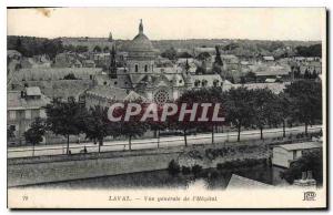 Old Postcard General view of the Laval Hospital