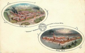 Boston Massachusetts C-1905 Factory Industry Rubber Shoe CO Postcard 20-2731